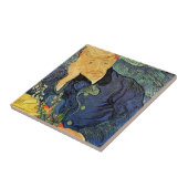 Portret van dokter Gachet door Vincent van Gogh Tegeltje (Zijkant)