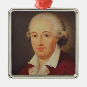 Portret van Domenico Cimarosa Metalen Ornament