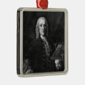 Portret van Domenico Scarlatti Metalen Ornament (Rechts)