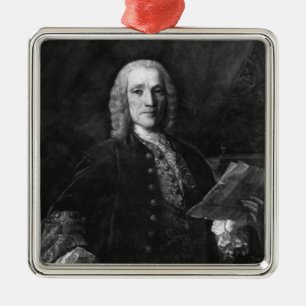 Portret van Domenico Scarlatti Metalen Ornament
