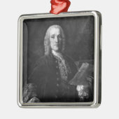 Portret van Domenico Scarlatti Metalen Ornament (Links)