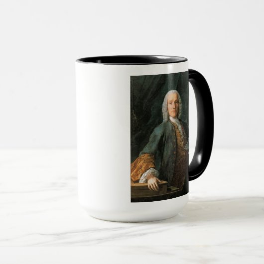 Portret van Domenico Scarlatti Mok (Voorkant rechts)