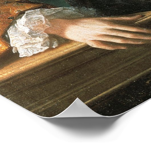 Portret van Domenico Scarlatti Poster (Hoek)