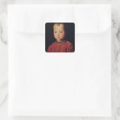 Portret van Don Garcia Vierkante Sticker (Tas)