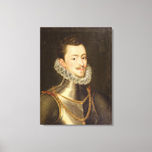 Portret van Don John van Oostenrijk Canvas Afdruk