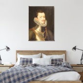 Portret van Don John van Oostenrijk Canvas Afdruk (Insitu (Slaapkamer))