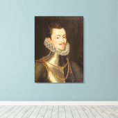Portret van Don John van Oostenrijk Canvas Afdruk (Insitu (Houten vloer))