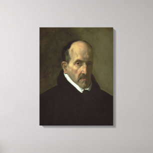 Portret van Don Luis de Gongora y Argote 1622 Canvas Afdruk