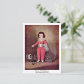 Portret van Don Manuel door Francisco de Goya Briefkaart (Staand voorkant)