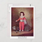 Portret van Don Manuel door Francisco de Goya Briefkaart (Voorkant / Achterkant)