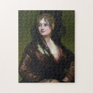 Portret van Dona Isabel de Cabos    Porselde Goya Legpuzzel