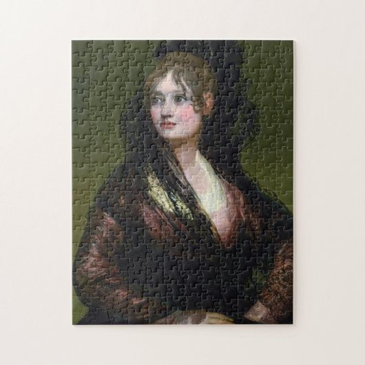 Portret van Dona Isabel de Cabos    Porselde Goya Legpuzzel (Verticaal)