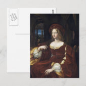 Portret van Doña Isabel de Requesens door Raphael Briefkaart (Voorkant / Achterkant)