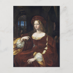 Portret van Doña Isabel de Requesens door Raphael Briefkaart