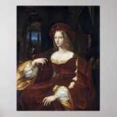 Portret van Doña Isabel de Requesens door Raphael Poster (Voorkant)