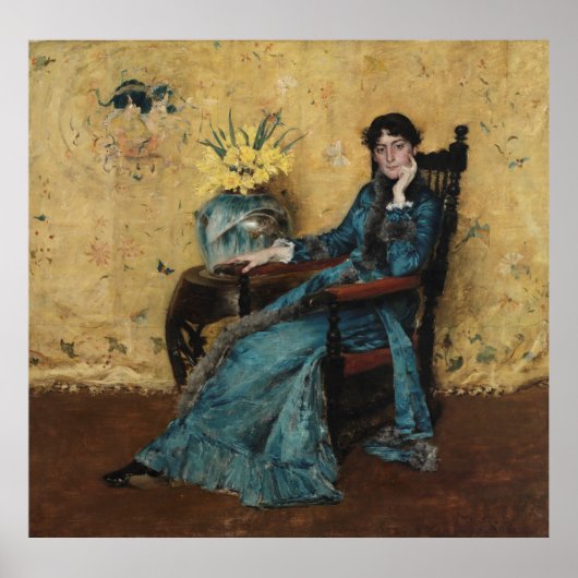 Portret van Dora Wheeler William Merritt Chase Oil Poster (Voorkant)