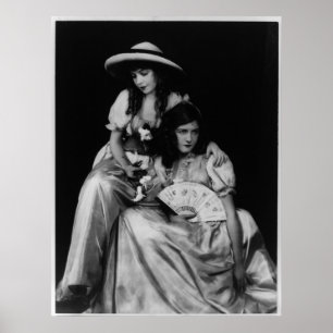 Portret van Dorothy en Lillian Gish Poster