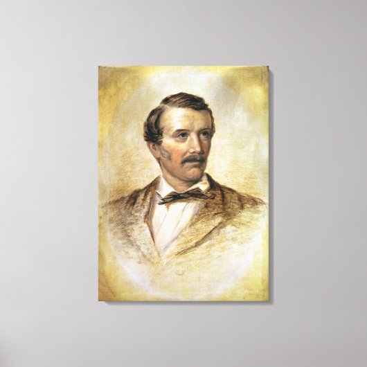 Portret van Dr. David Livingstone Canvas Afdruk (Voorkant)