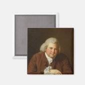 Portret van Dr. Erasmus Darwin Magneet (Voorkant / Achterkant)