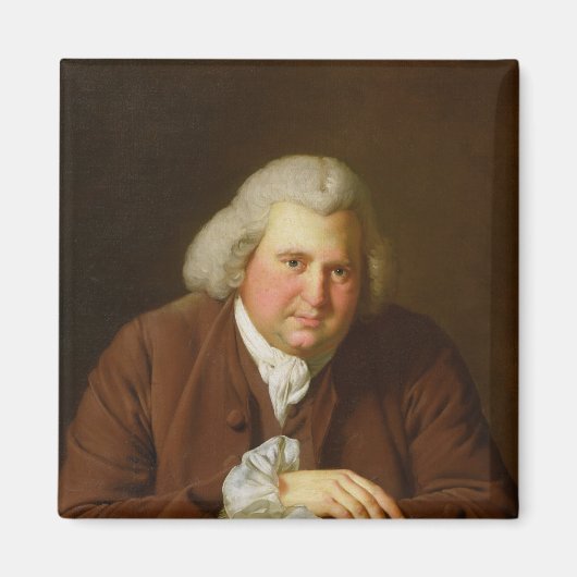 Portret van Dr. Erasmus Darwin Magneet (Voorkant)