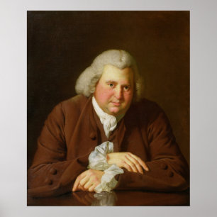 Portret van Dr. Erasmus Darwin Poster