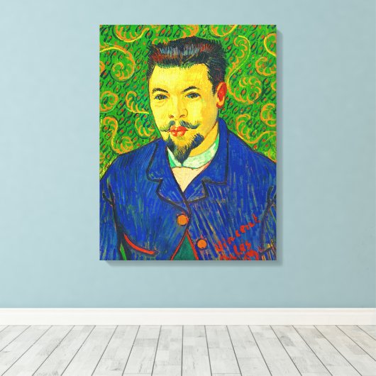 Portret van Dr. Felix Rey Canvas Afdruk (Insitu (Houten vloer))