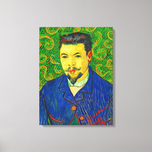 Portret van Dr. Felix Rey Canvas Afdruk (Voorkant)