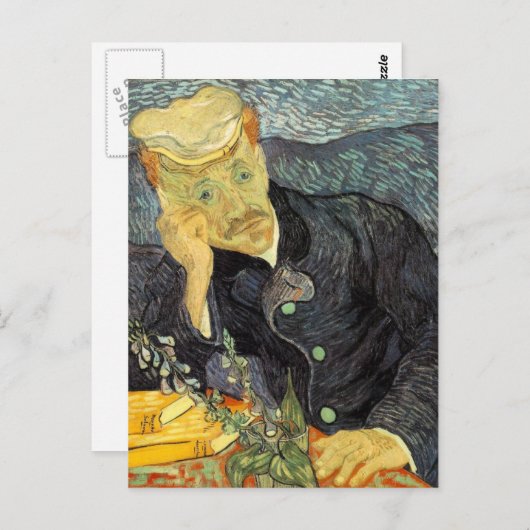 Portret van Dr. Gachet Briefkaart (Voorkant / Achterkant)