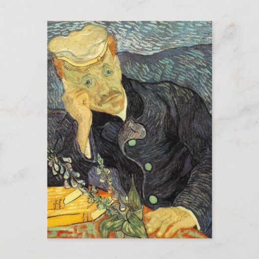 Portret van Dr. Gachet Briefkaart (Voorkant)