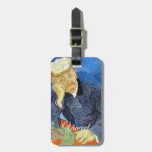 Portret van Dr. Gachet door Vincent Van Gogh Bagagelabel (Voorkant verticaal)