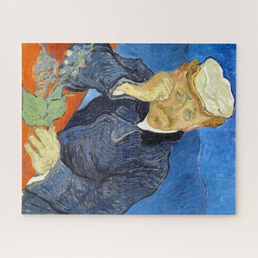 Portret van Dr. Gachet door Vincent Van Gogh Legpuzzel (Horizontaal)