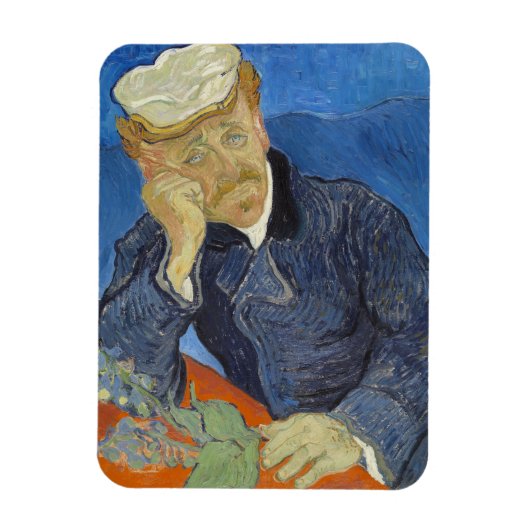 Portret van Dr. Gachet door Vincent Van Gogh Magneet (Verticaal)