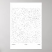 Portret van Dr. Gachet (van Gogh) Poster (Voorkant)