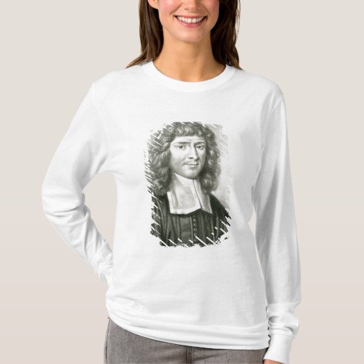 Portret van Dr. Isaac Barrow T-shirt (Voorkant)