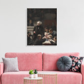 Portret van Dr. Samuel D. Gross door Thomas Eakins Canvas Afdruk (Insitu (Woonkamer))