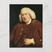 Portret van Dr. Samuel Johnson Briefkaart (Voorkant)