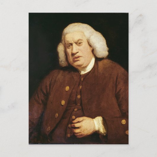 Portret van Dr. Samuel Johnson Briefkaart (Voorkant)