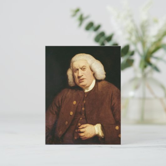 Portret van Dr. Samuel Johnson Briefkaart (Staand voorkant)