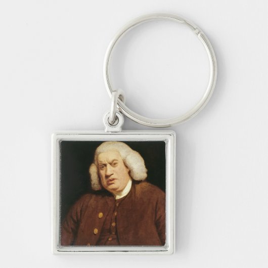 Portret van Dr. Samuel Johnson Sleutelhanger (Voorkant)