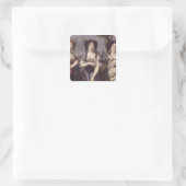Portret van drie nichtjes kardinaal vierkante sticker (Tas)