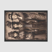 Portret van Drie Steampunk Vrouwen DX6L Decoupage