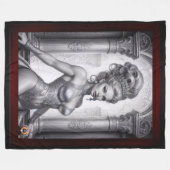 Portret van Drusella Arkaevis AI Art van Xzendor7 Fleece Deken (Voorkant (Horizontaal))