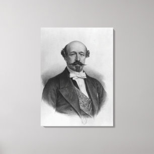 Portret van Duc Charles de Morny c.1850 Canvas Afdruk