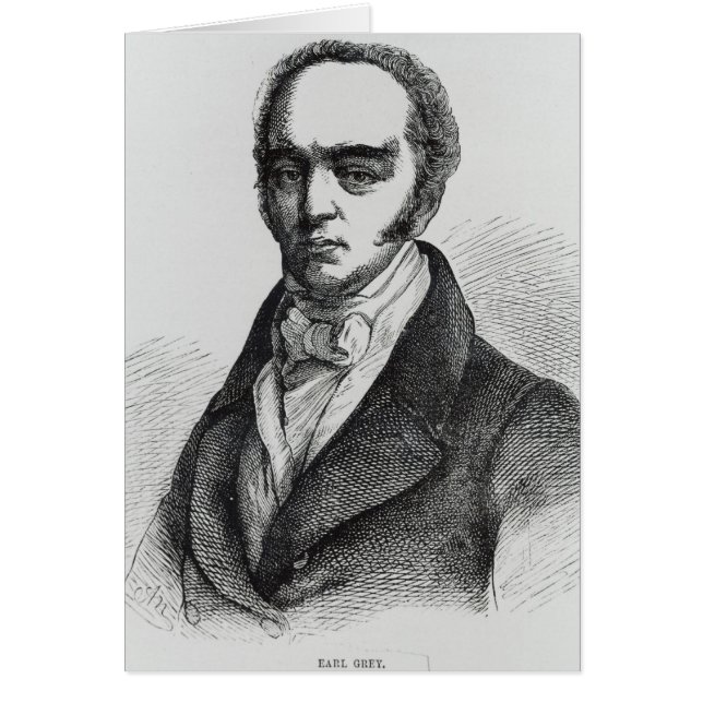 Portret van Earl Gray (Voorkant)