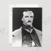 Portret van Edgar Allan Poe Briefkaart (Voorkant / Achterkant)