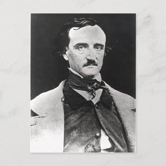 Portret van Edgar Allan Poe Briefkaart (Voorkant)