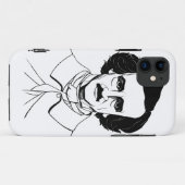 Portret van Edgar Allan Poe Case-Mate iPhone Case (Achterkant (horizontaal))