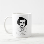 Portret van Edgar Allan Poe Koffiemok (Links)