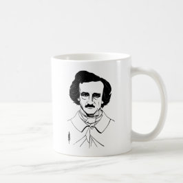 Portret van Edgar Allan Poe Koffiemok