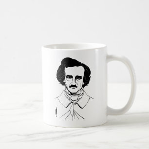 Portret van Edgar Allan Poe Koffiemok